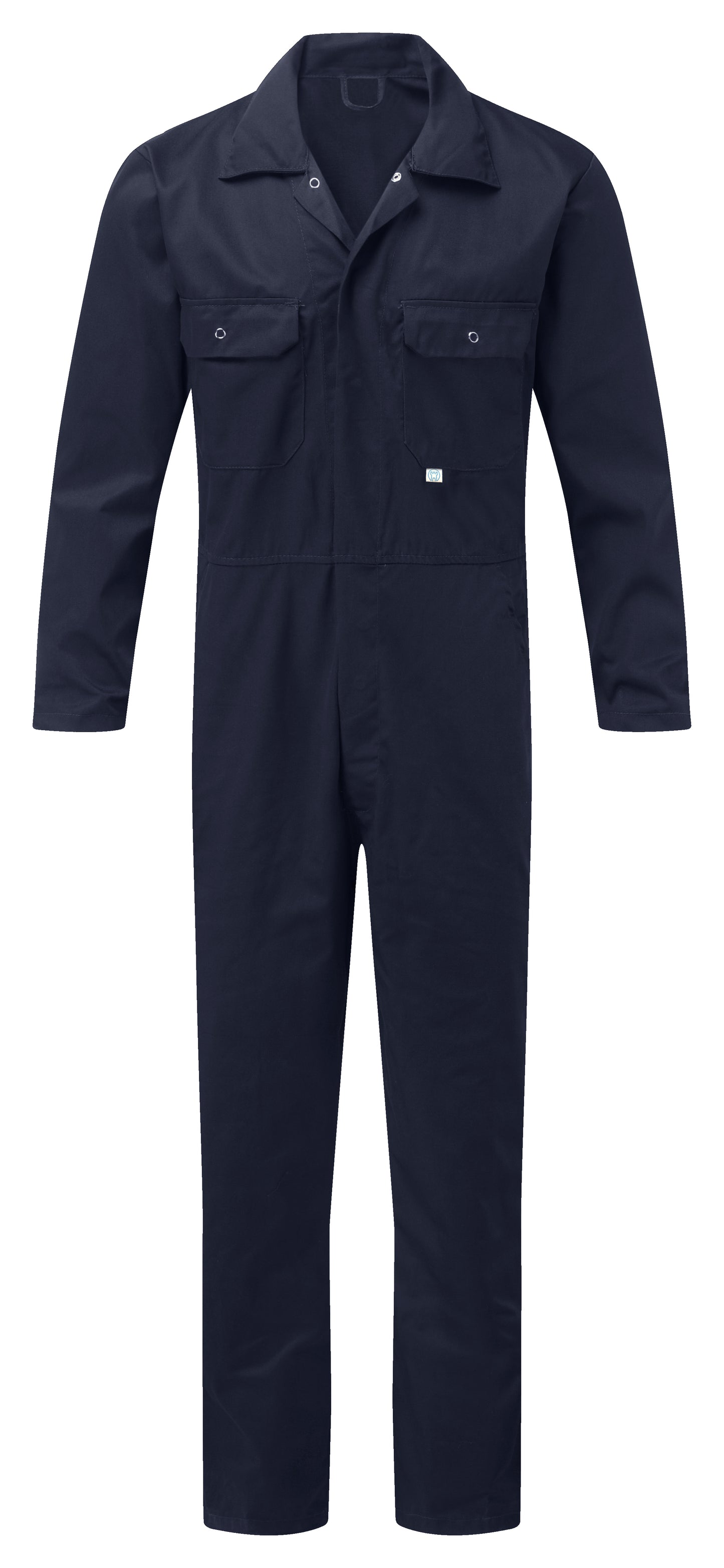 Fort Stud Front Coverall - NAVY BLUE