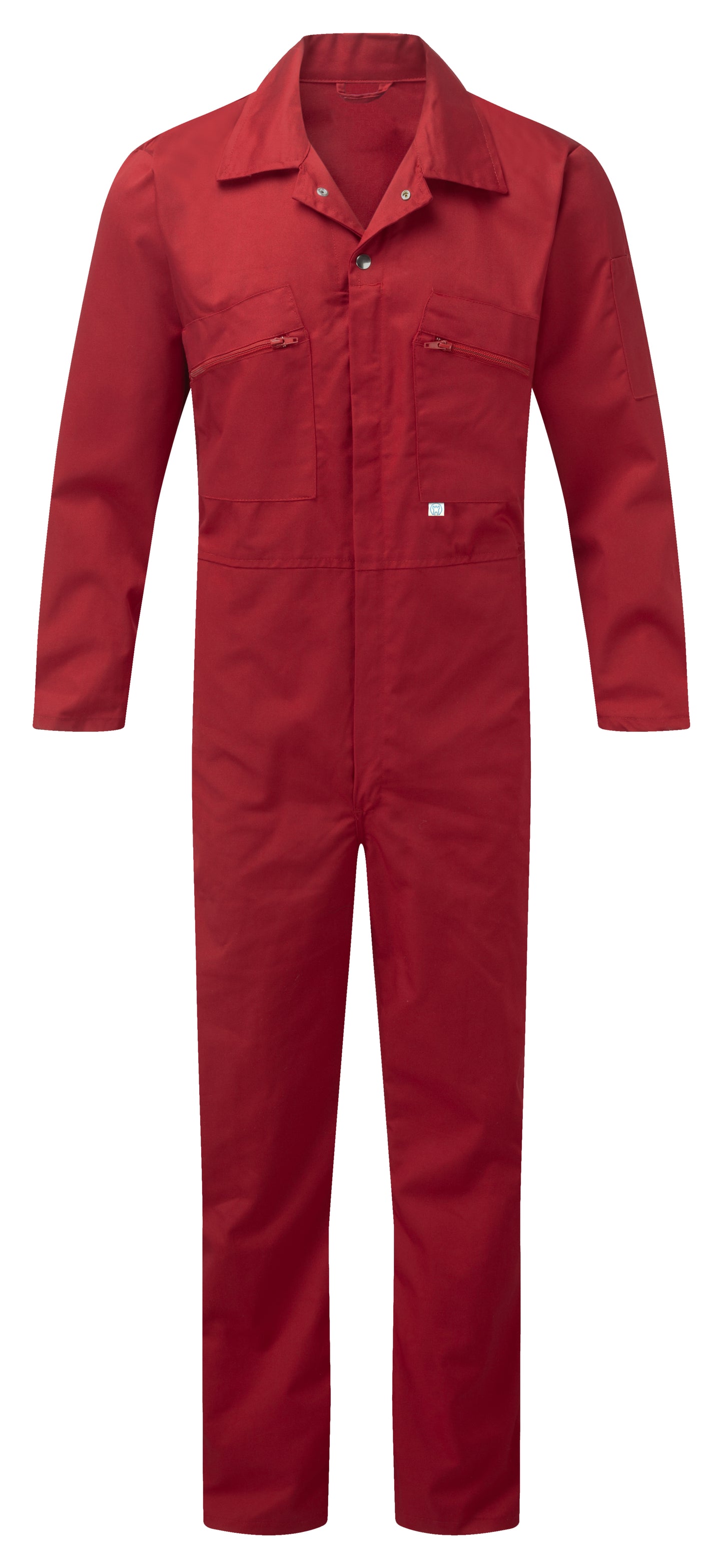 Fort Zip Front Coverall - RED