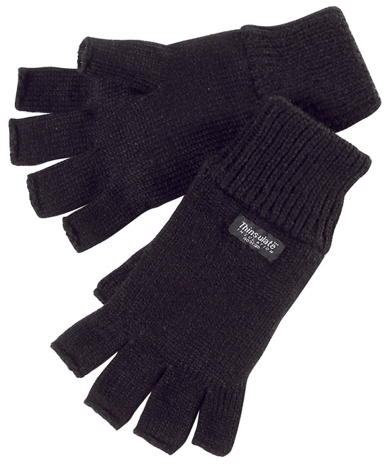 Thinsulate Fingerless Glove - BLACK