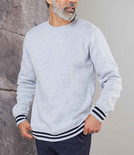 FR840 Heather Grey/Navy Model