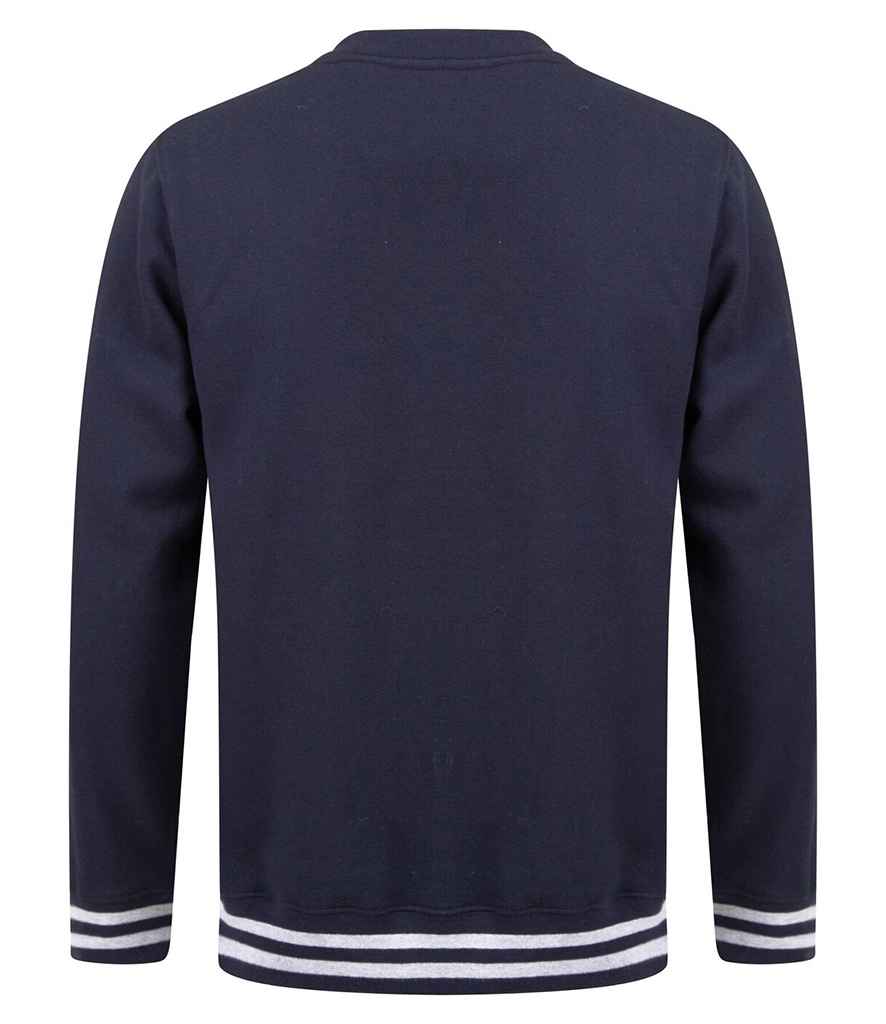 FR840 Navy/Heather Grey Back