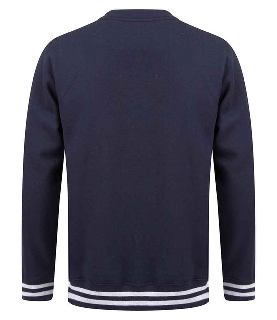 FR840 Navy/Heather Grey Back