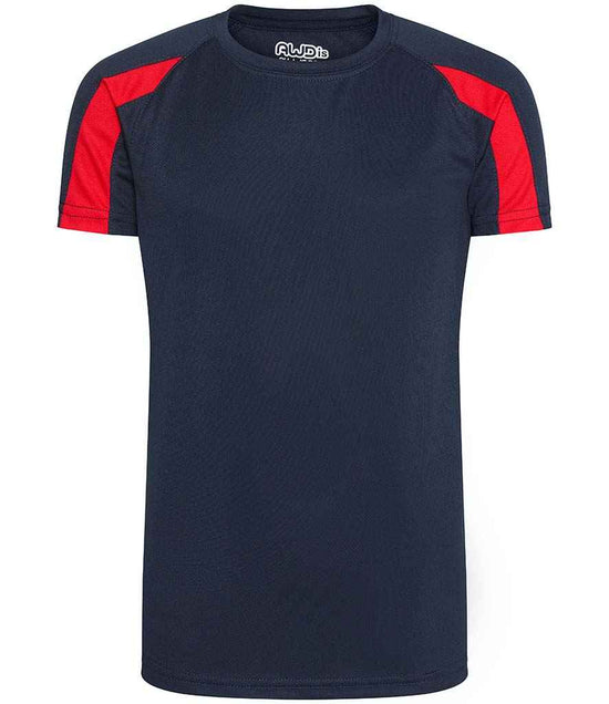 JC003B French Navy/Fire Red Front