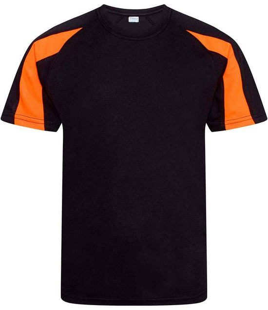 JC003B Jet Black/Electric Orange Front