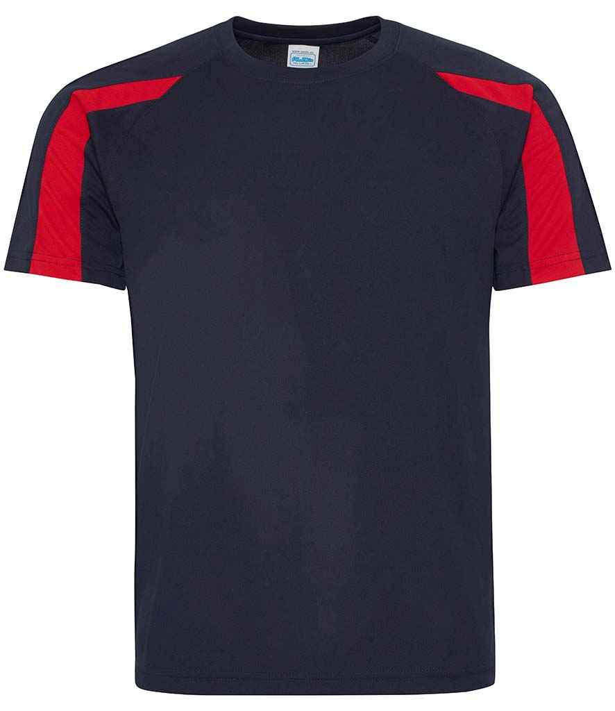 JC003 French Navy/Fire Red Front