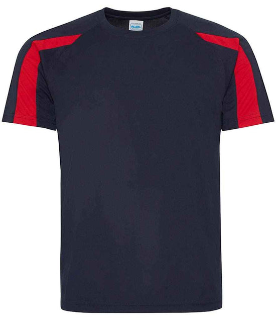 JC003 French Navy/Fire Red Front