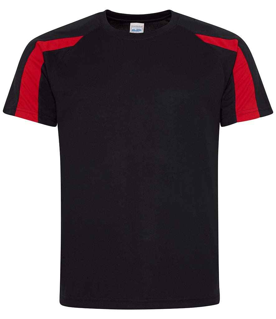 JC003 Jet Black/Fire Red Front