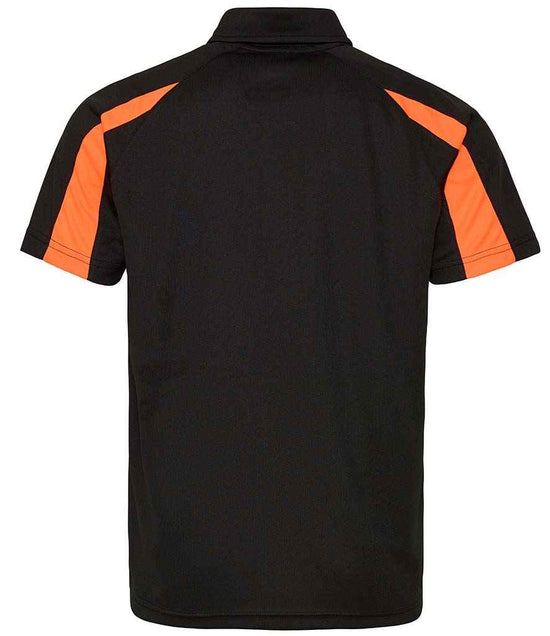 JC043 Jet Black/Electric Orange Back