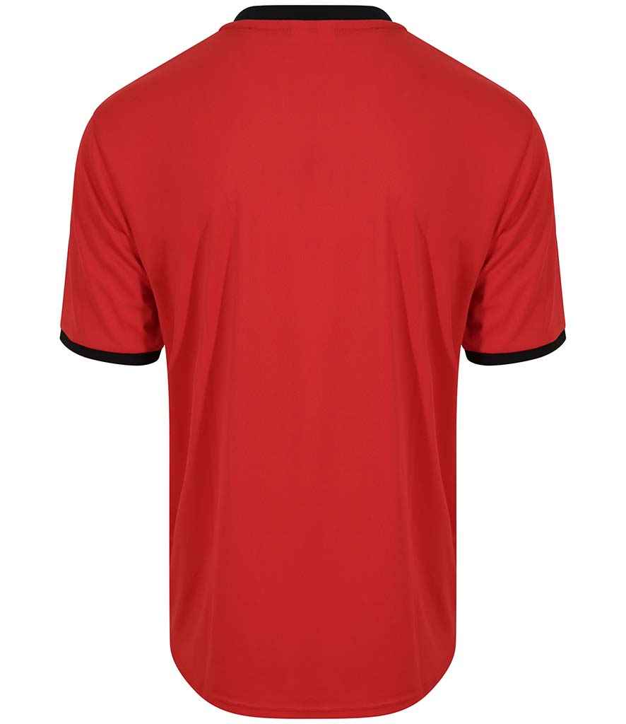 JC044 Fire Red/Jet Black Back