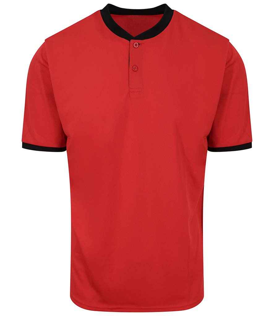 JC044 Fire Red/Jet Black Front