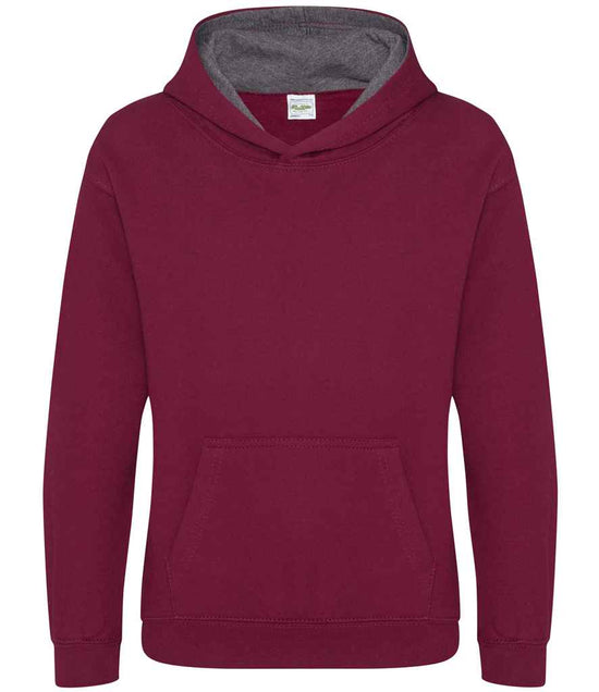 JH003B Burgundy/Charcoal Front