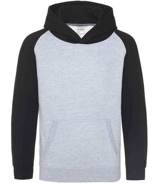 JH009B Heather Grey/Jet Black Front