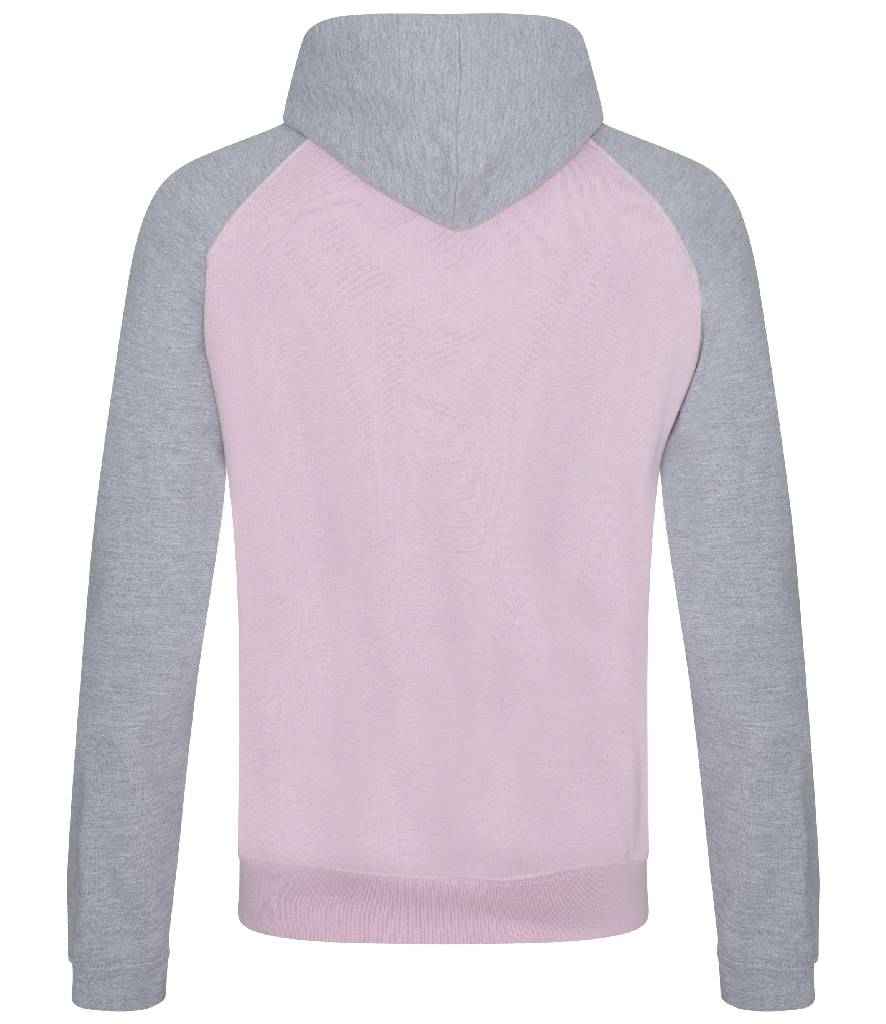 JH009 Baby Pink/Heather Grey Back