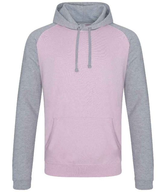 JH009 Baby Pink/Heather Grey Front