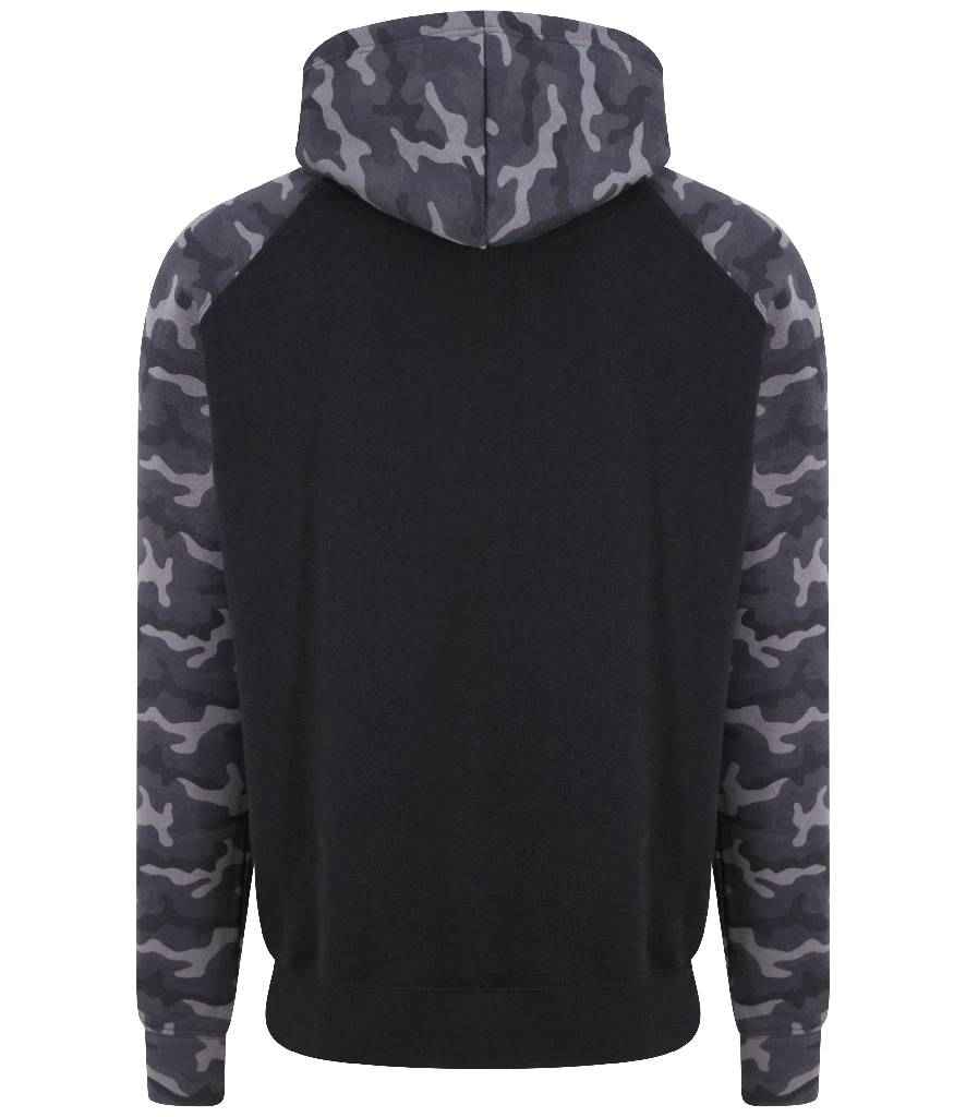 JH009 Solid blk/blk camo Back