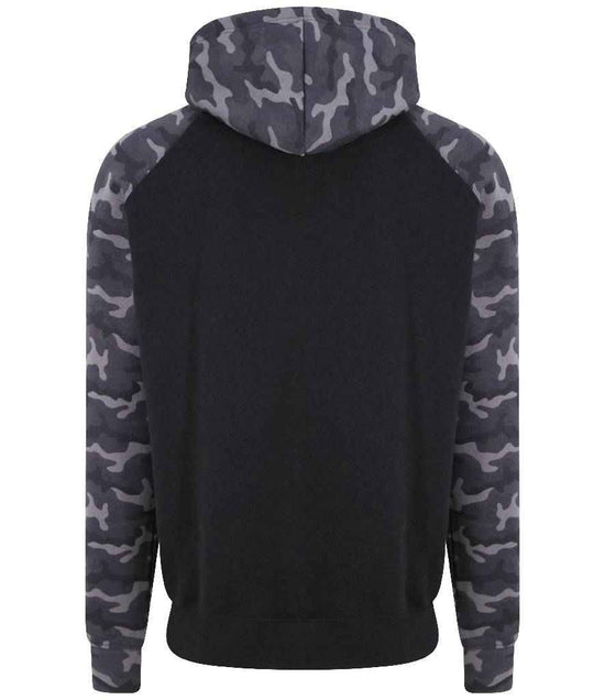 JH009 Solid blk/blk camo Back