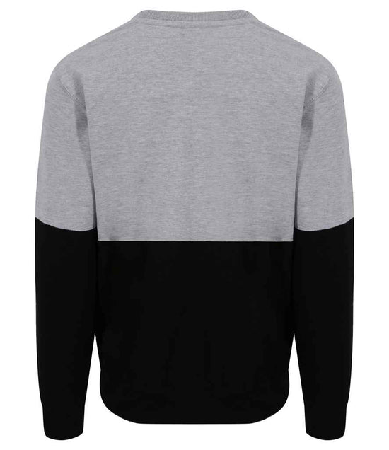 JH038 Heather Grey/Deep Black Back