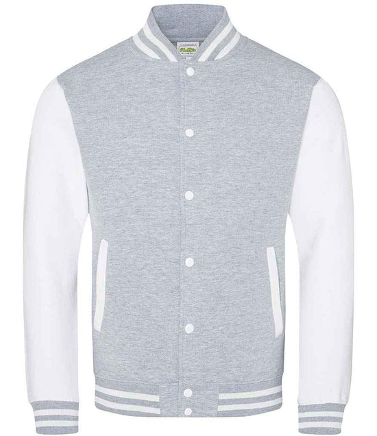 JH043 Heather Grey/White Front