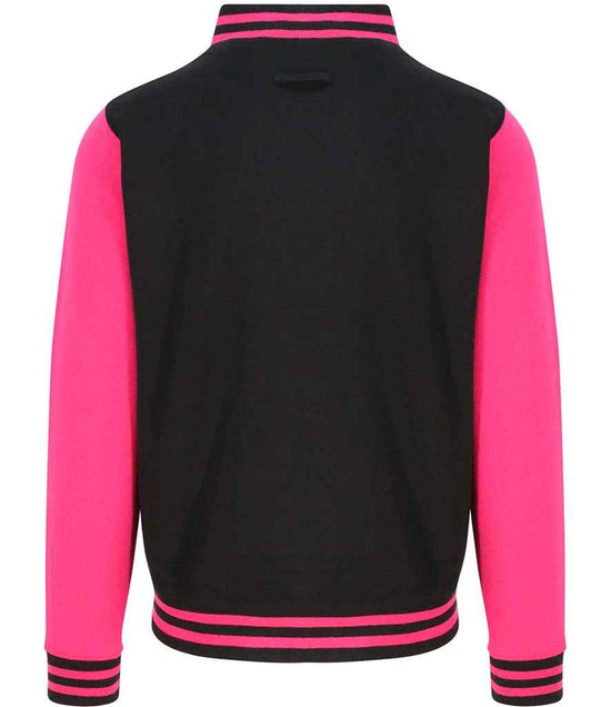 JH043 Jet Black/Hot Pink Back