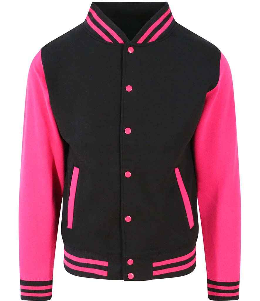 JH043 Jet Black/Hot Pink Front