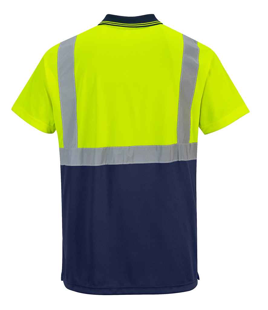 PW062 Yellow/Navy Back