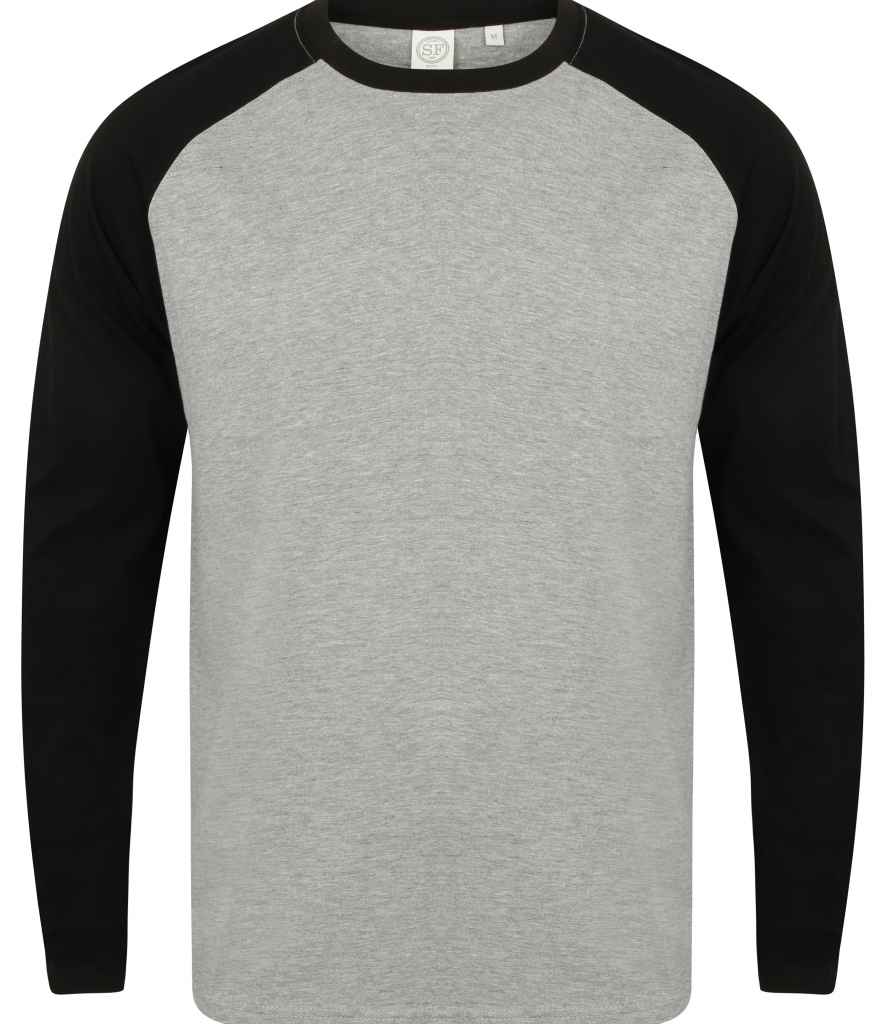 SF271 Heather Grey/Black Front