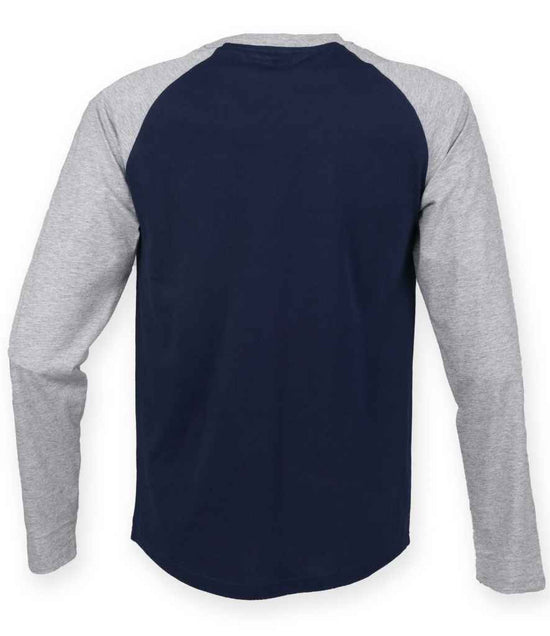 SF271 Oxford Navy/Heather Grey Back