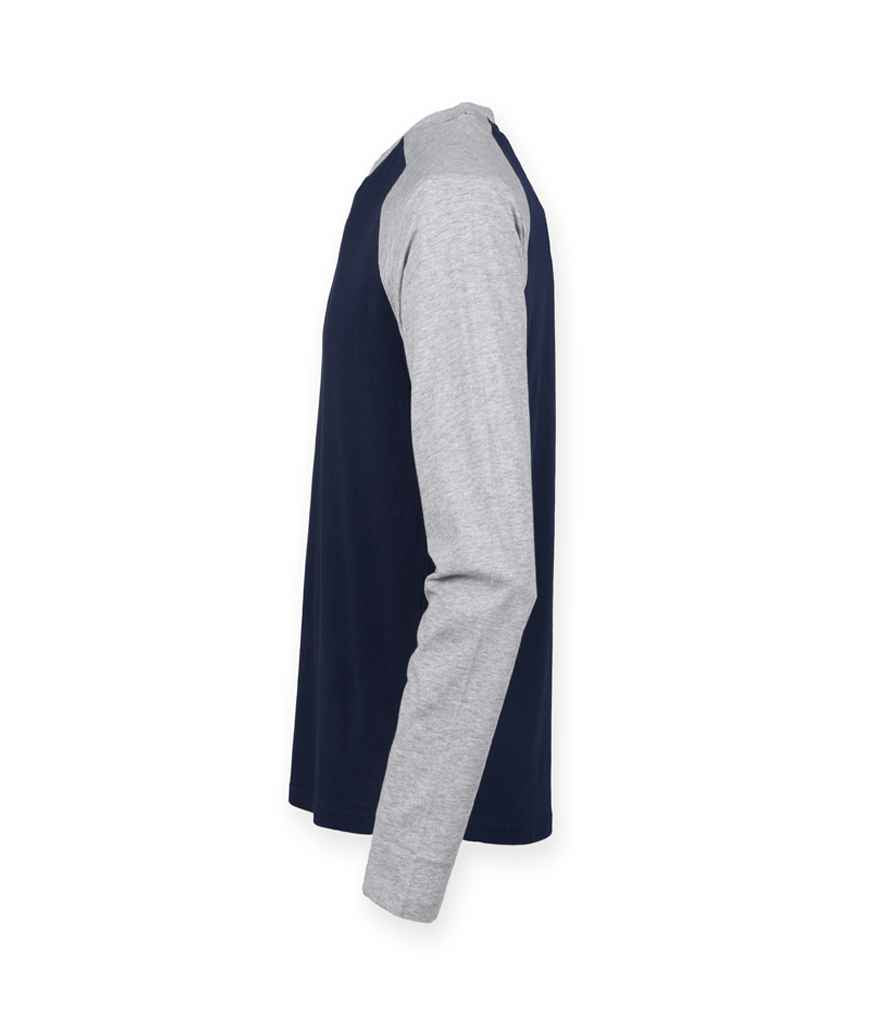 SF271 Oxford Navy/Heather Grey Left
