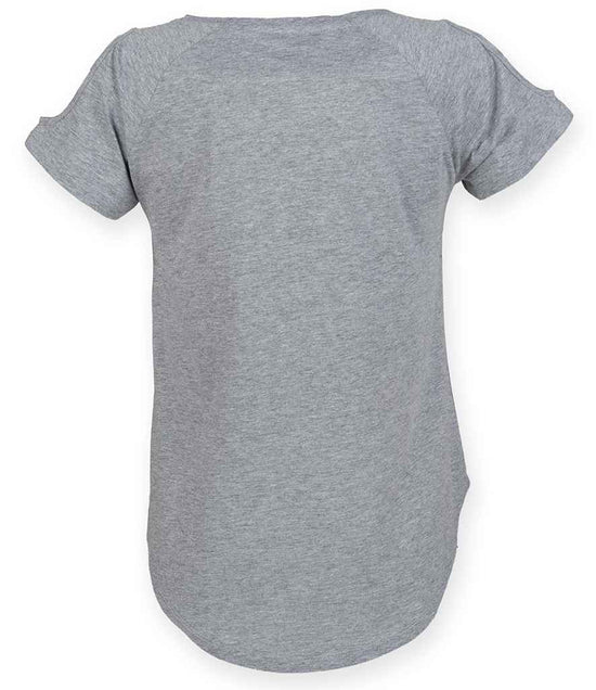 SK233 Heather Grey Back