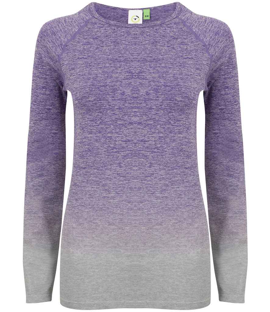 TL304 Purple/Light Grey Marl Front
