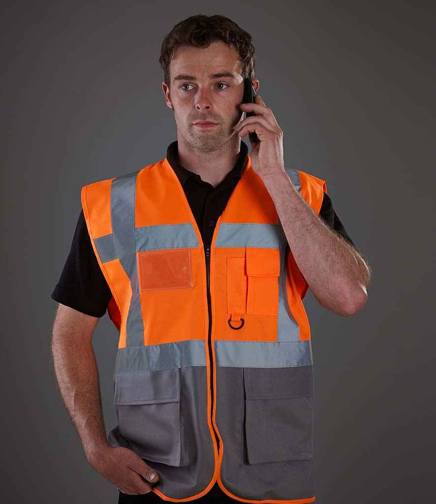 YK103 Orange/Grey Model