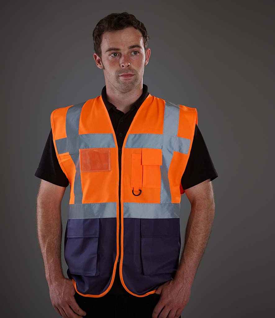 YK103 Orange/Navy Model