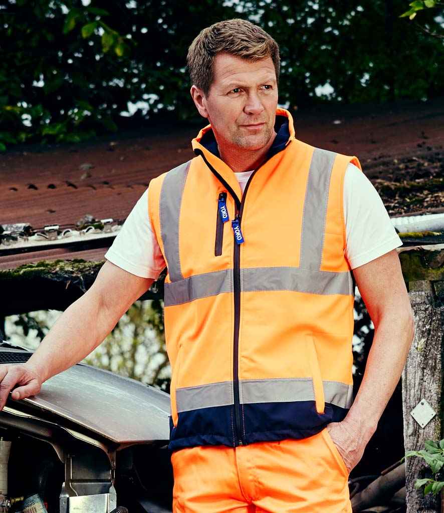 YK207 Orange/Navy Model