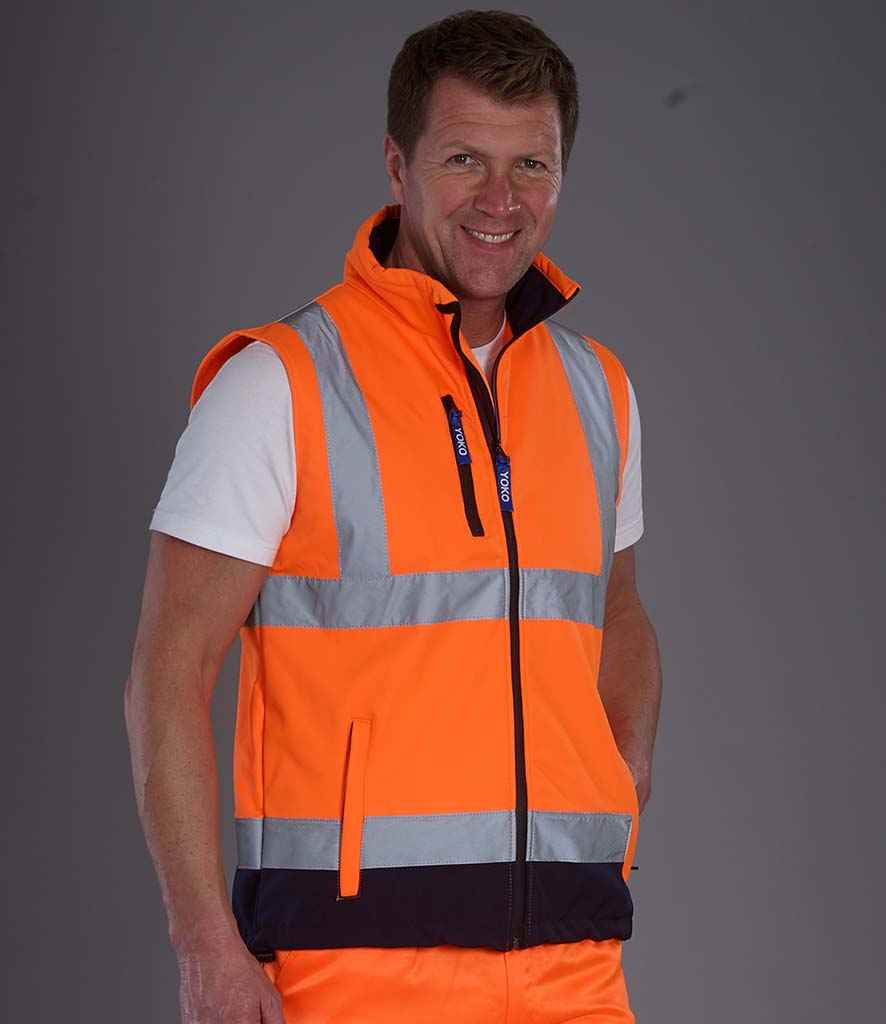 YK207 Orange/Navy Model